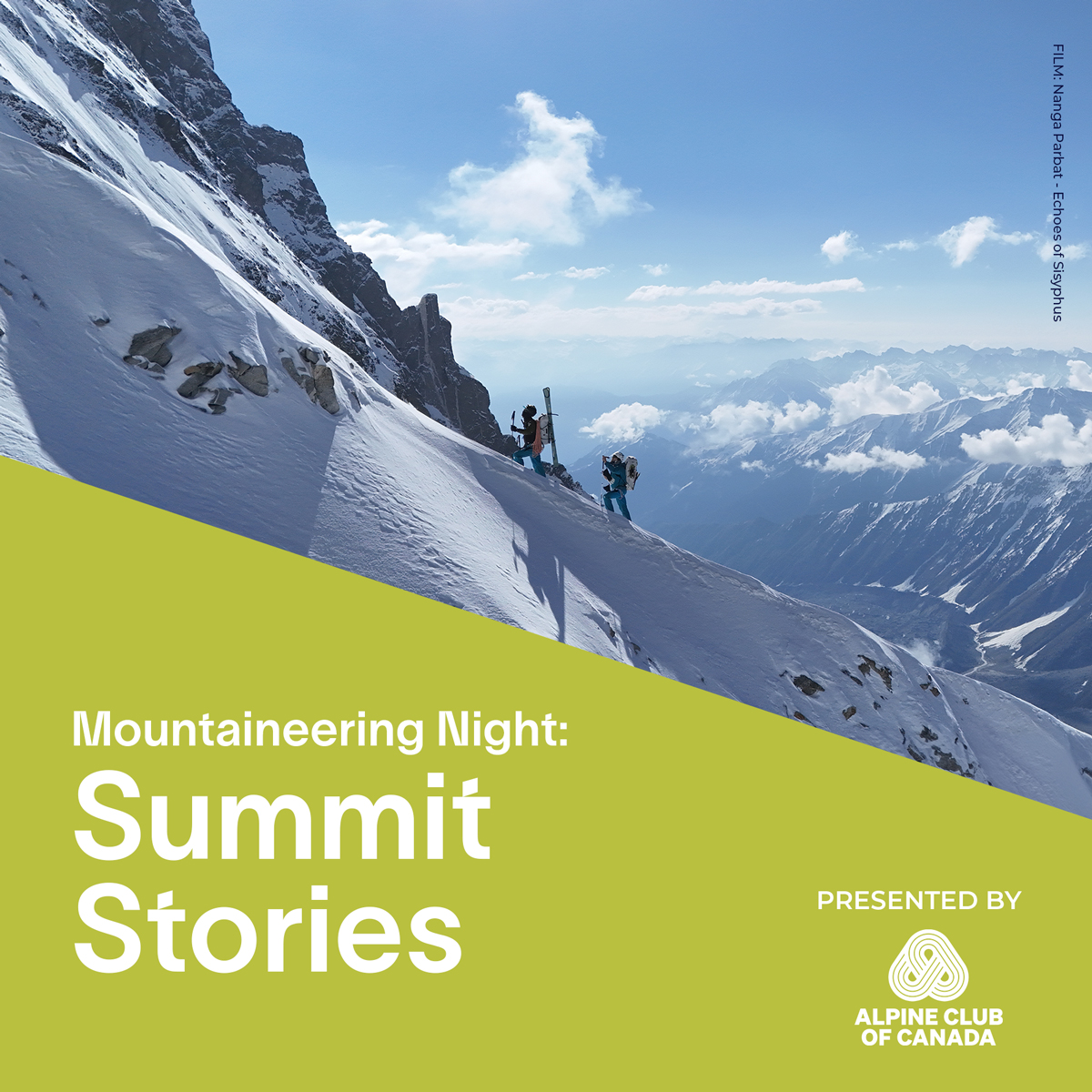 VIMFF Fall Series Show Mountaineering Night Summit Stories
